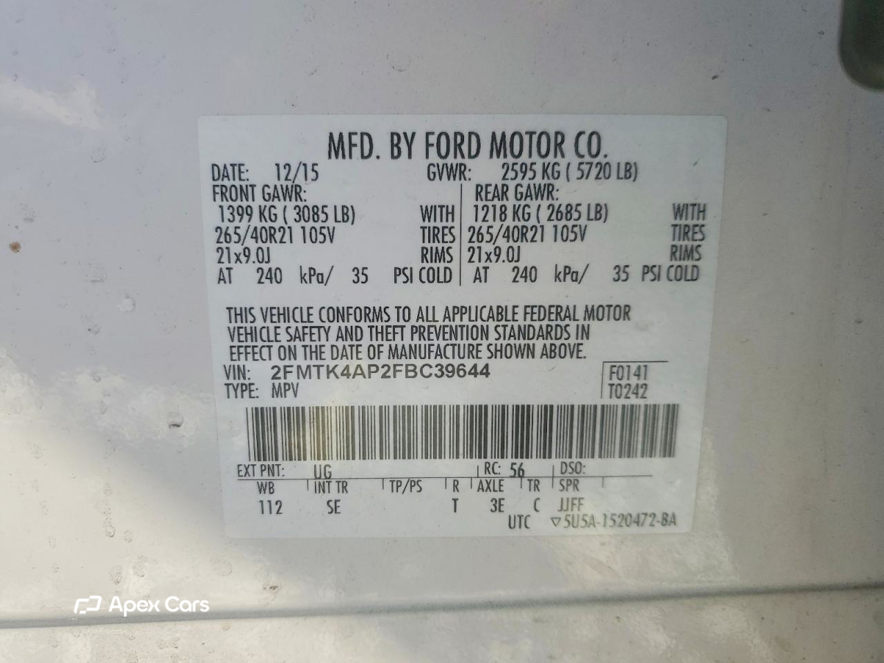 Ford Edge 2015