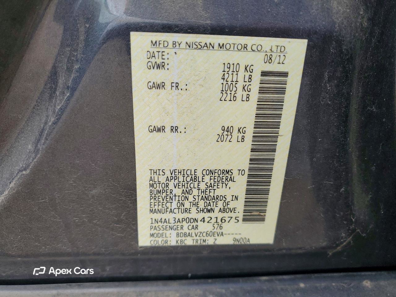 Nissan Altima 2013