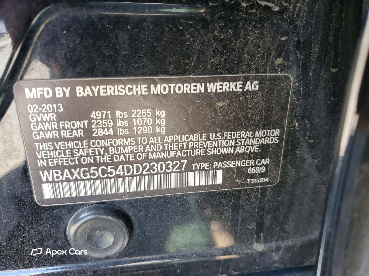 BMW Series 5 2013