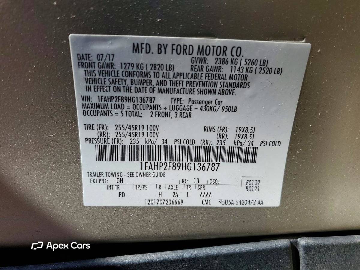 Ford Taurus 2017
