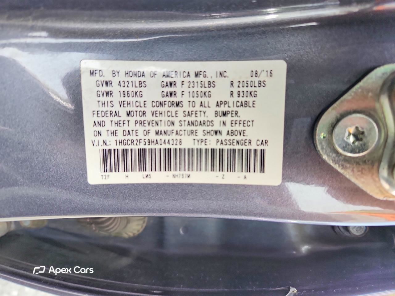 Honda Accord 2017