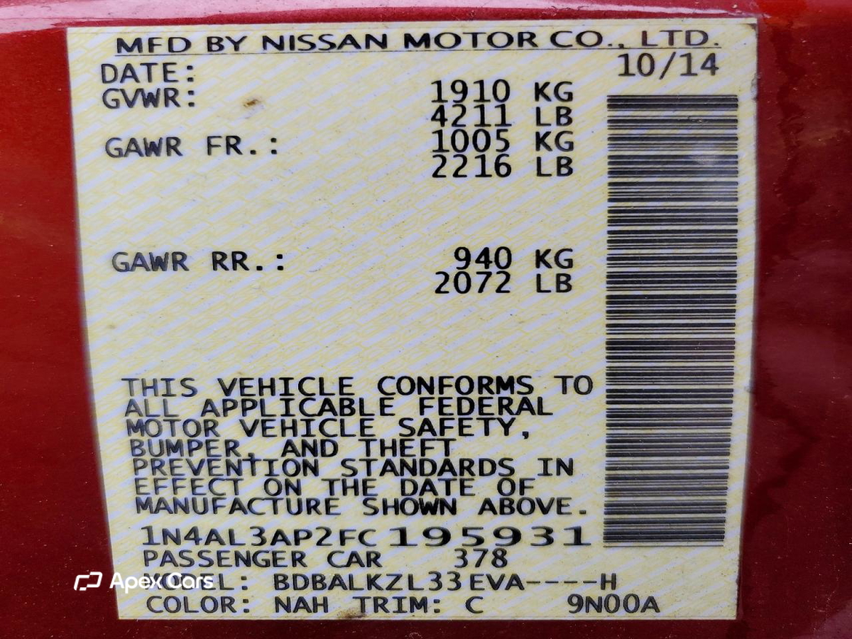 Nissan Altima 2015