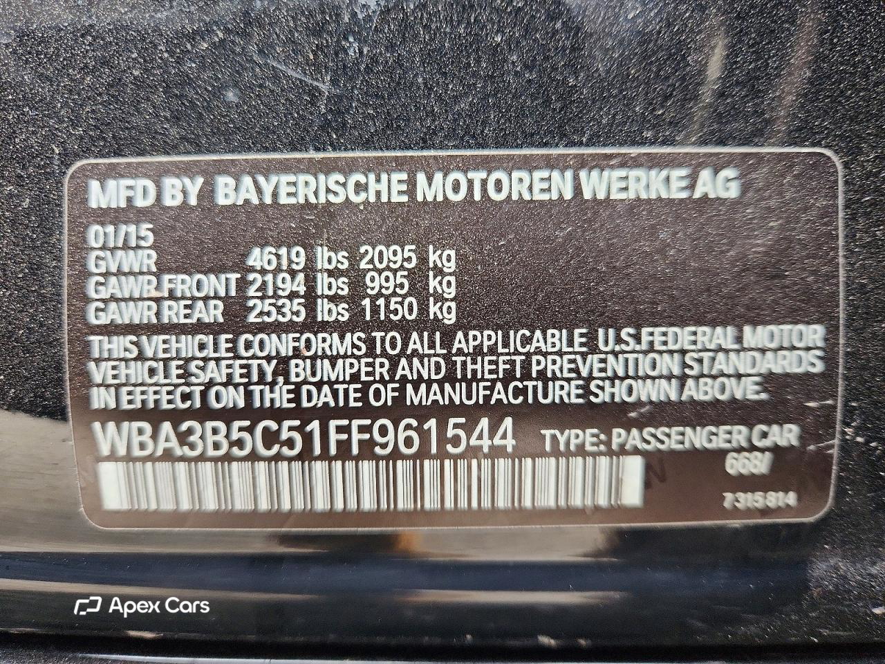 BMW Series 3 2015