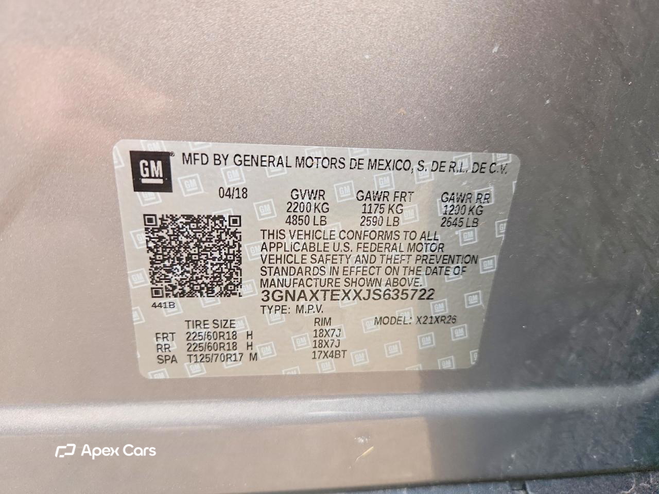 Chevrolet Equinox 2018