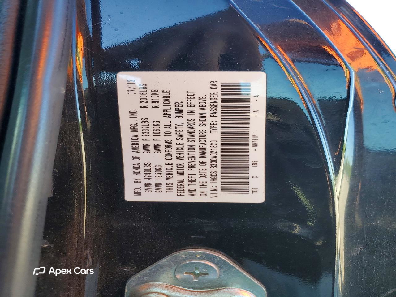 Honda Accord 2012