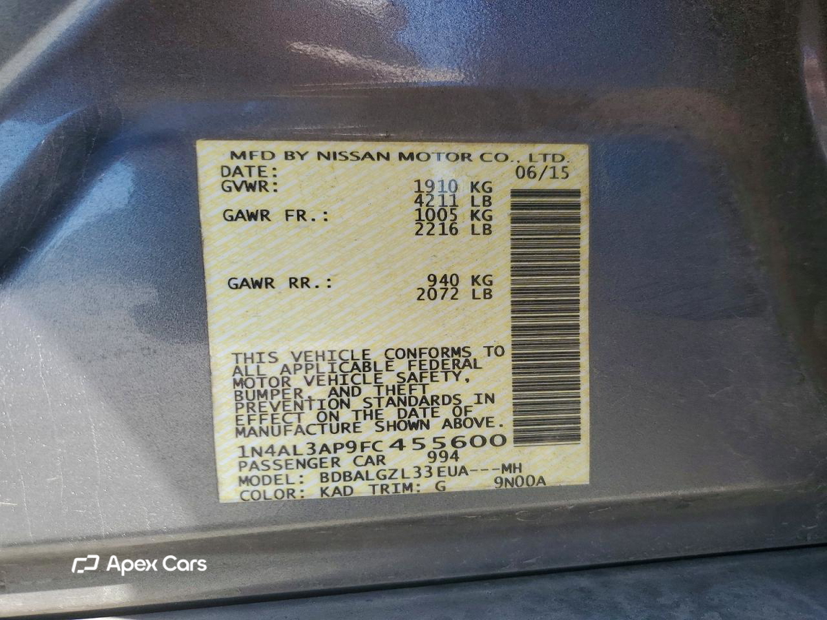 Nissan Altima 2015
