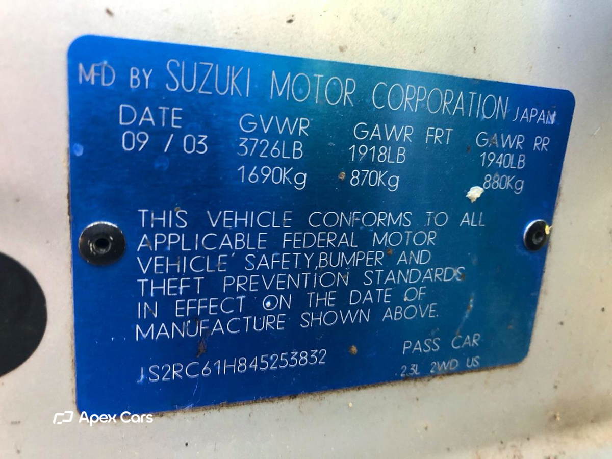 Suzuki Aerio 2004