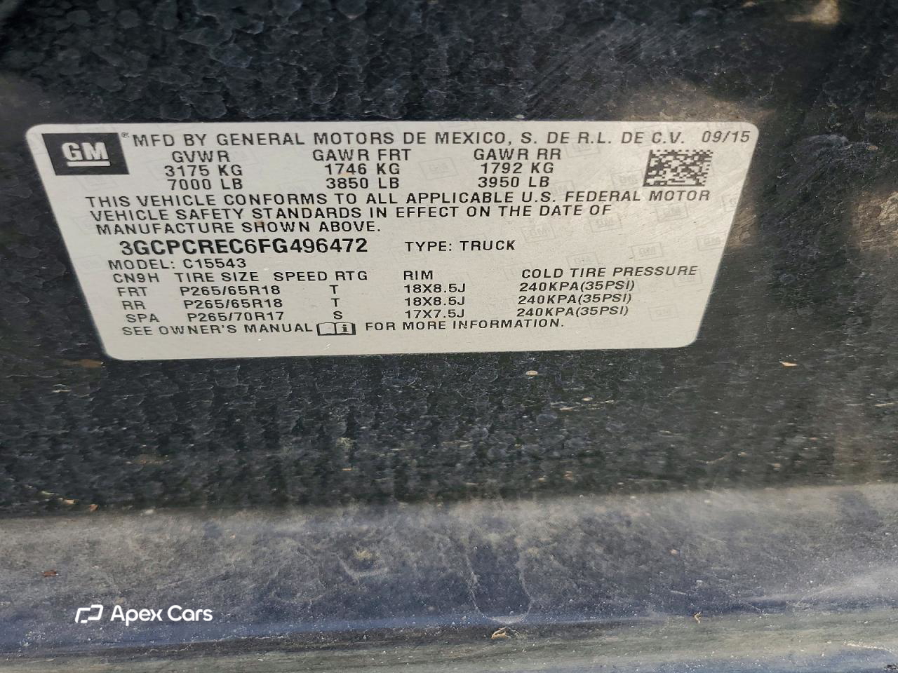 Chevrolet Silverado 2015