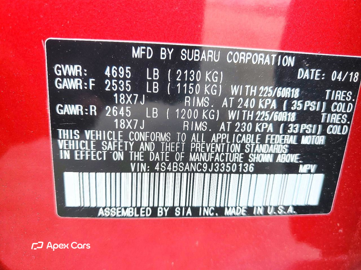 Subaru Outback 2018