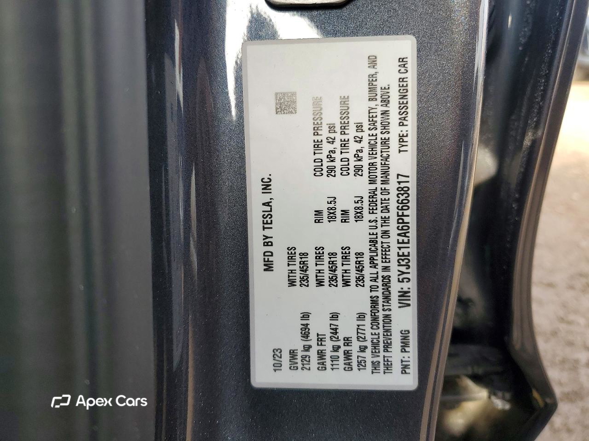 Tesla Model 3 2023