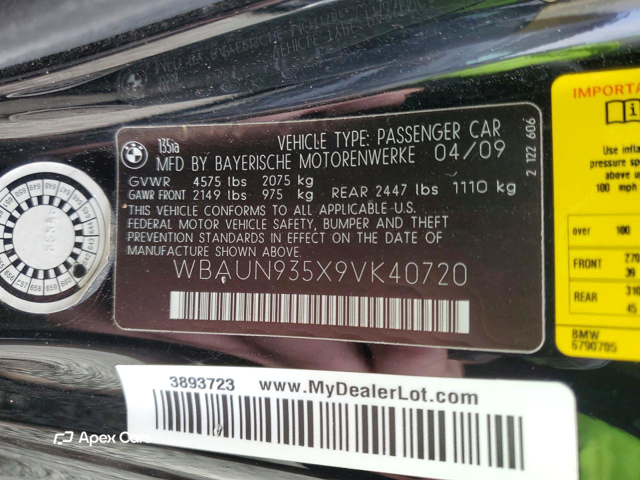 BMW Series 1 2009
