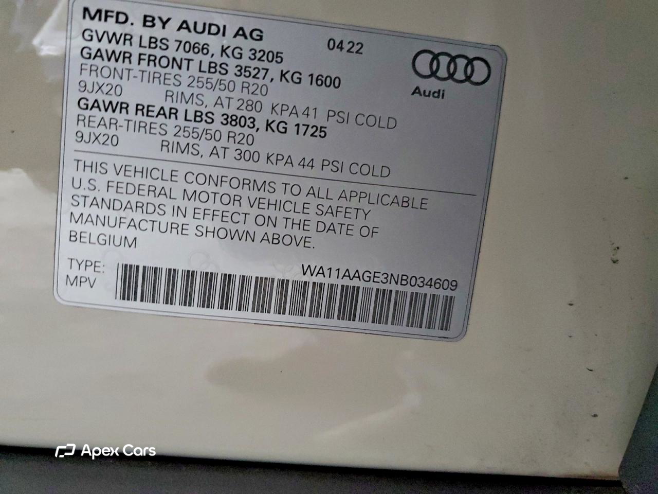 Audi e-tron 2022