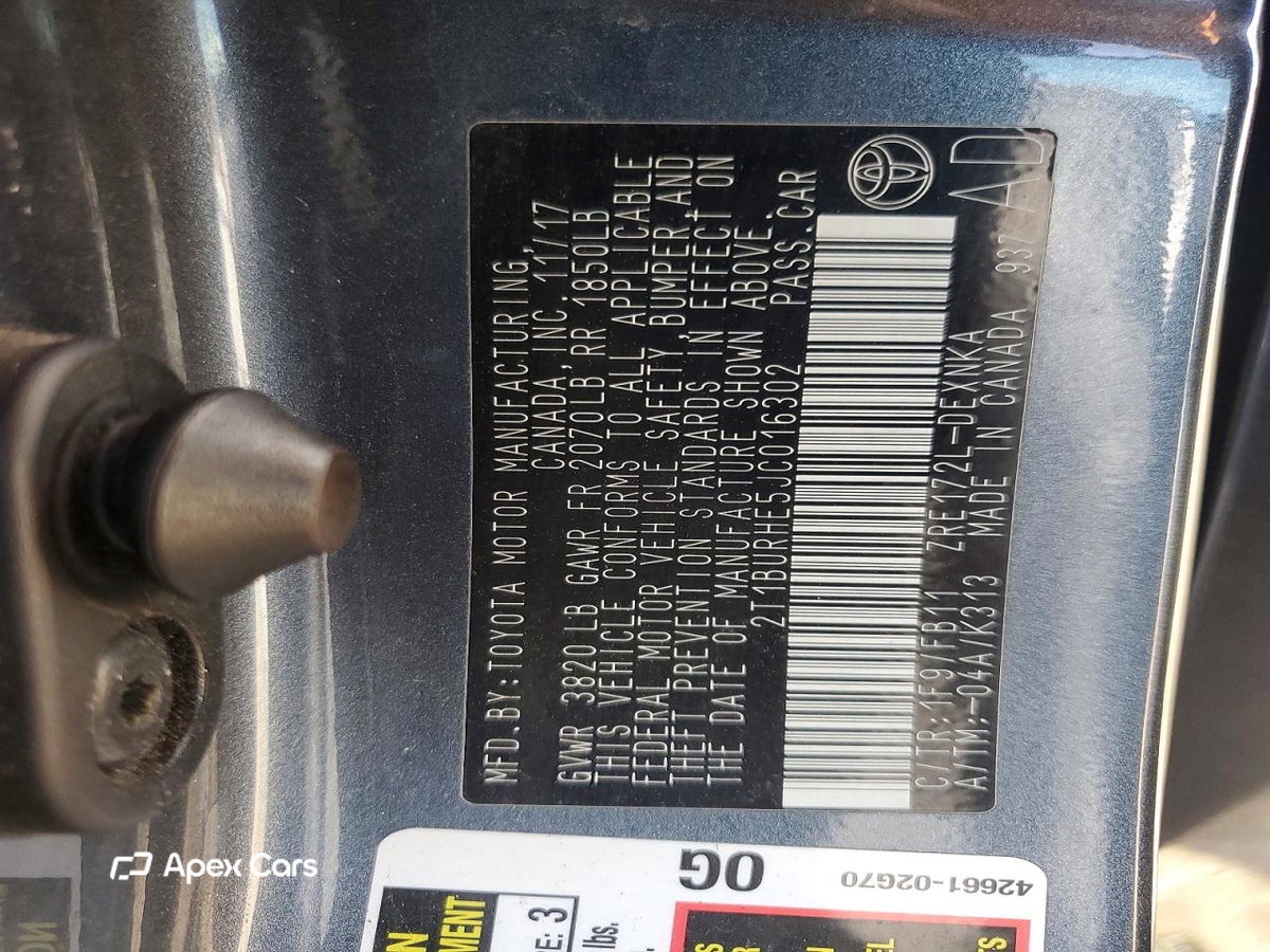Toyota Corolla 2018