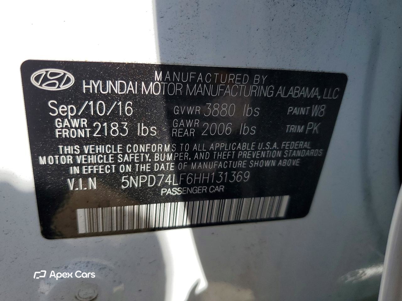 Hyundai Elantra 2017