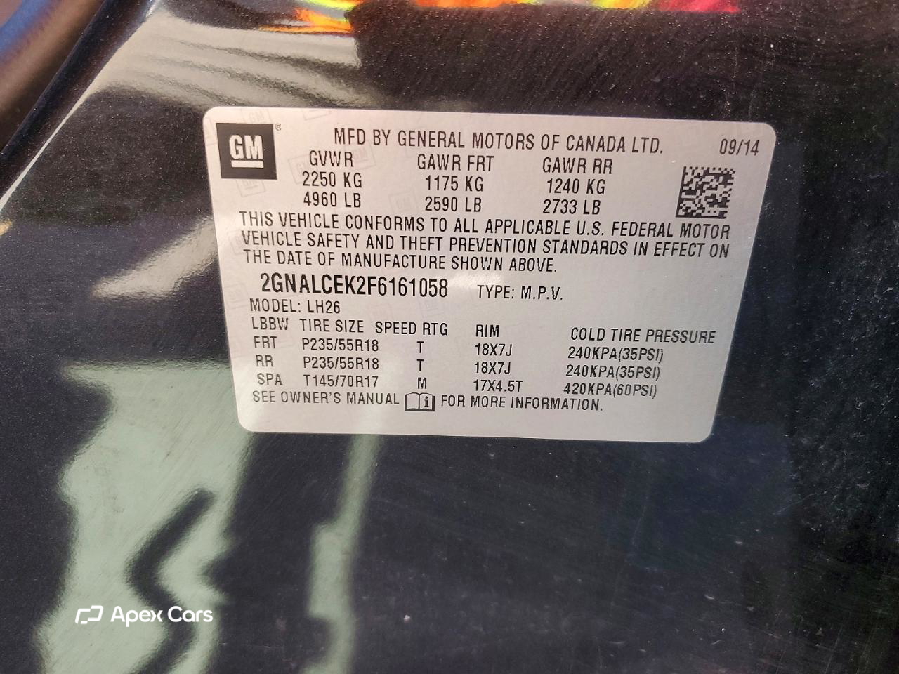 Chevrolet Equinox 2015