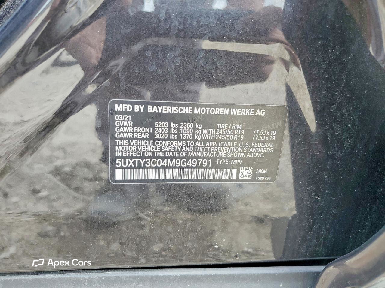 BMW X3 2021