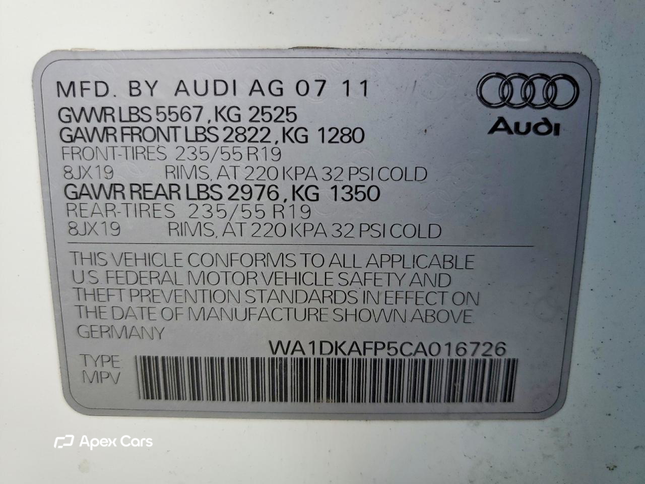 Audi Q5 2012