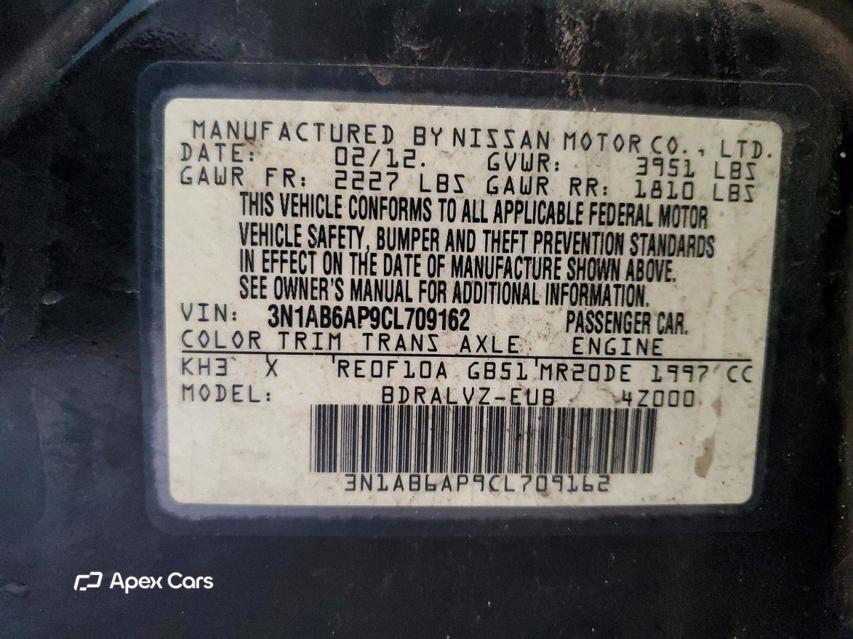 Nissan Sentra 2012