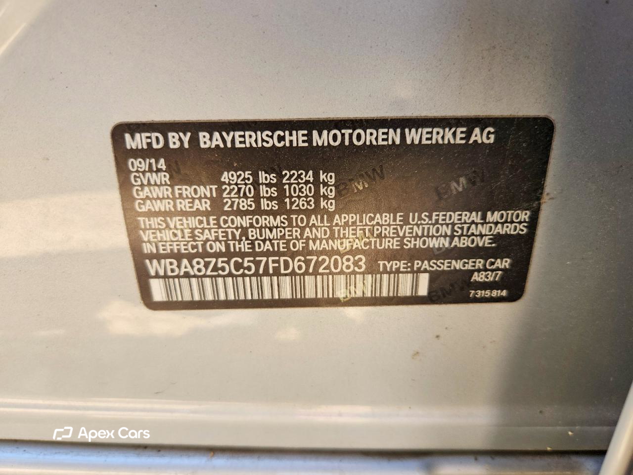 BMW Series 3 2015