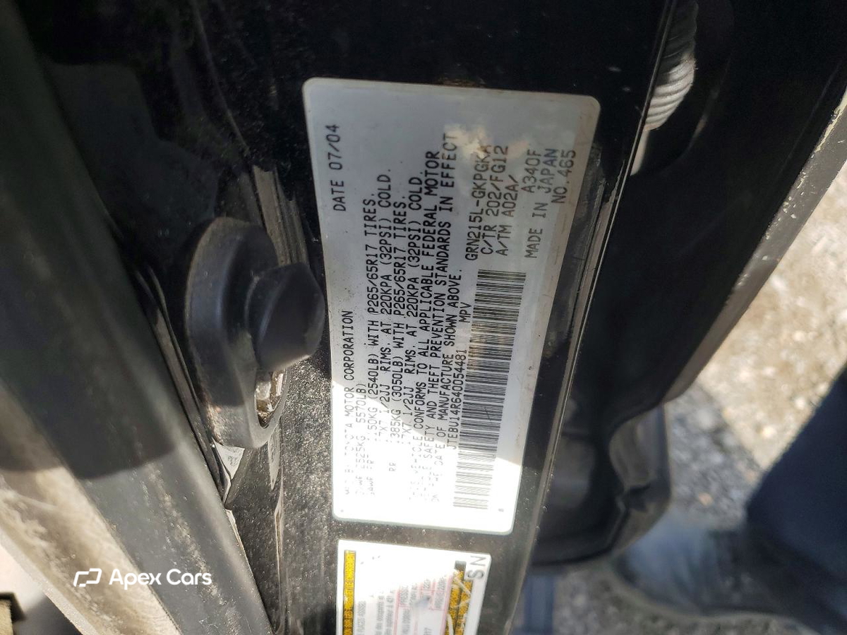 Toyota 4Runner 2004
