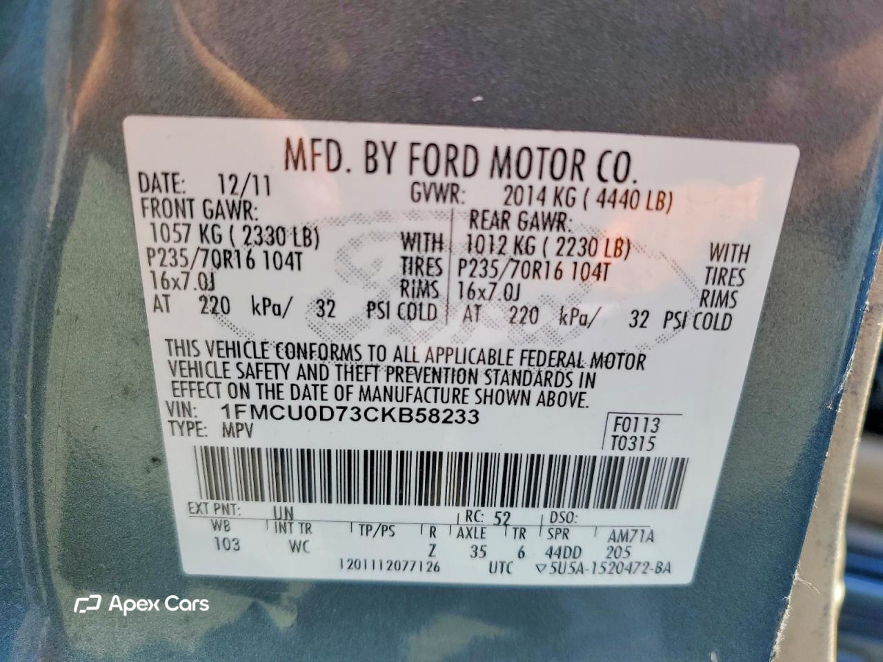 Ford Escape 2012
