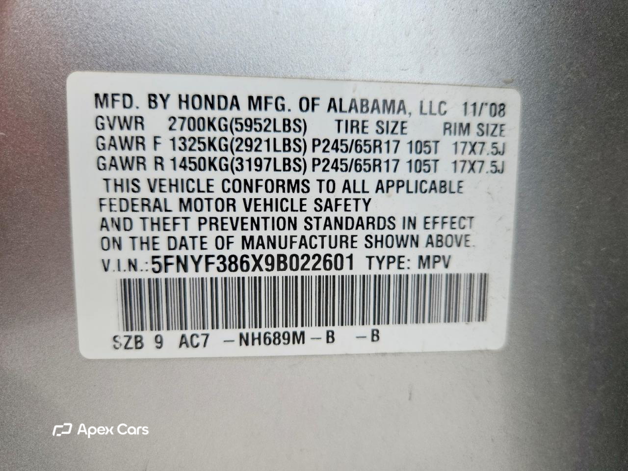 Honda Pilot 2009