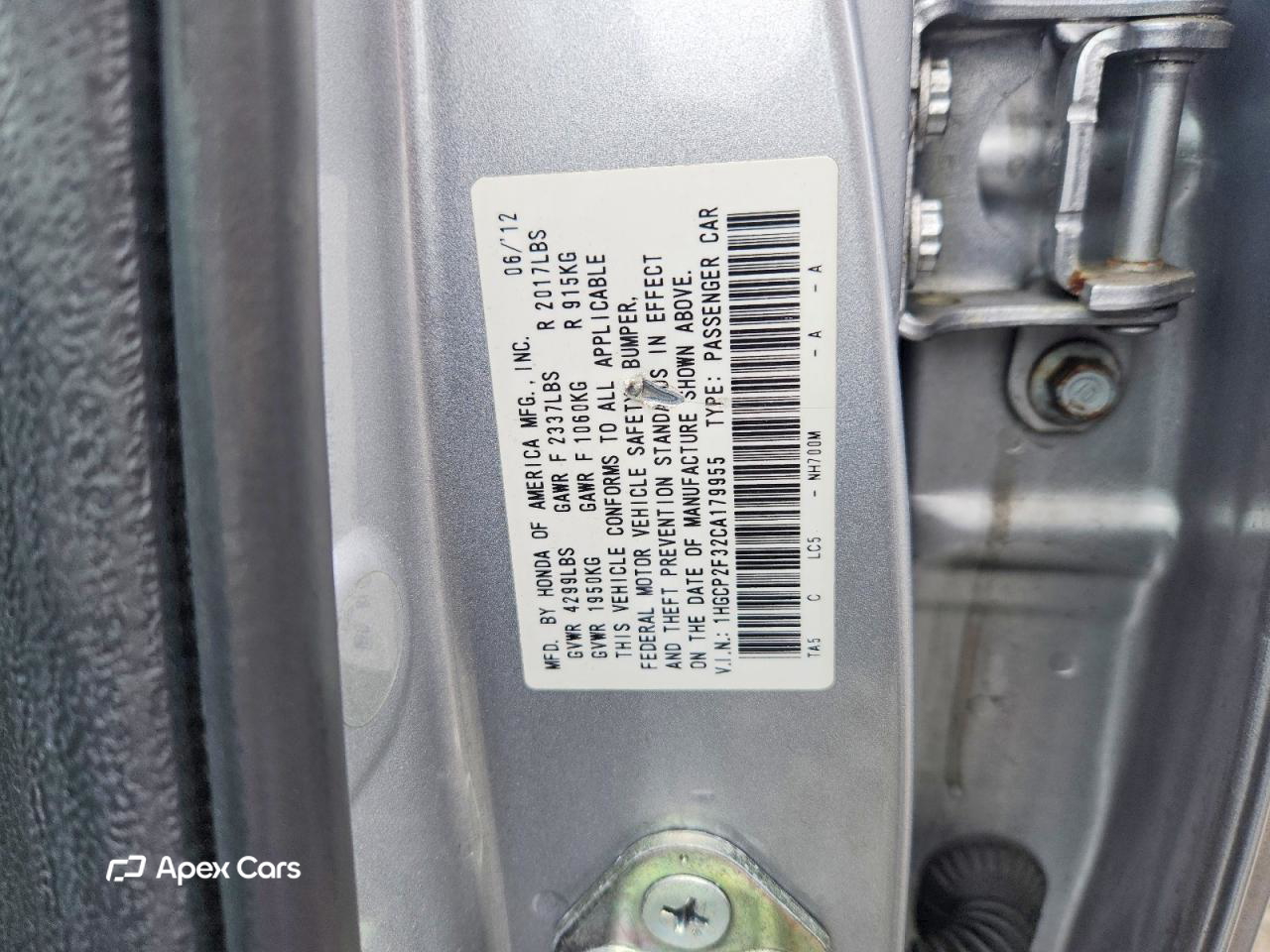 Honda Accord 2012