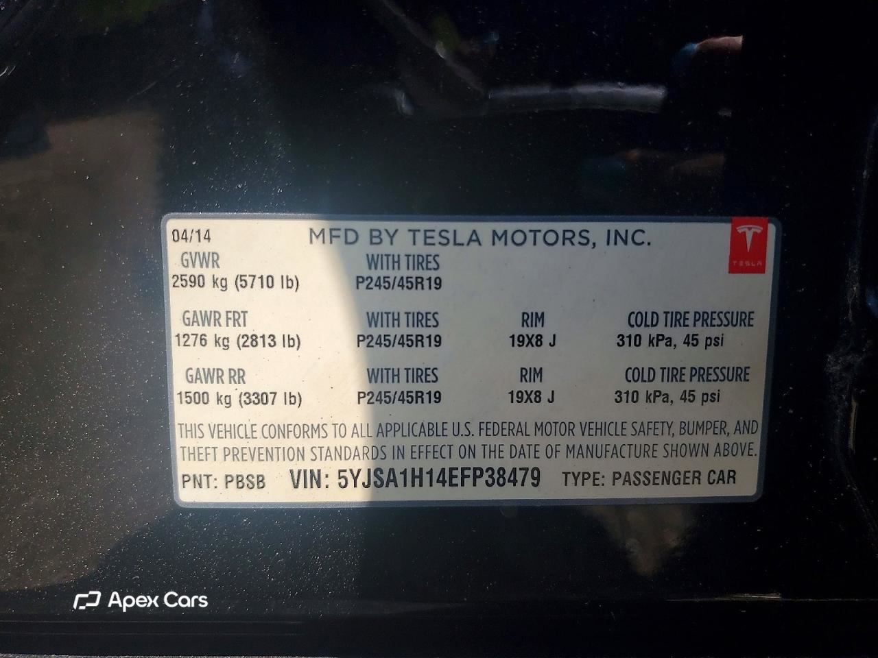 Tesla Model S 2014