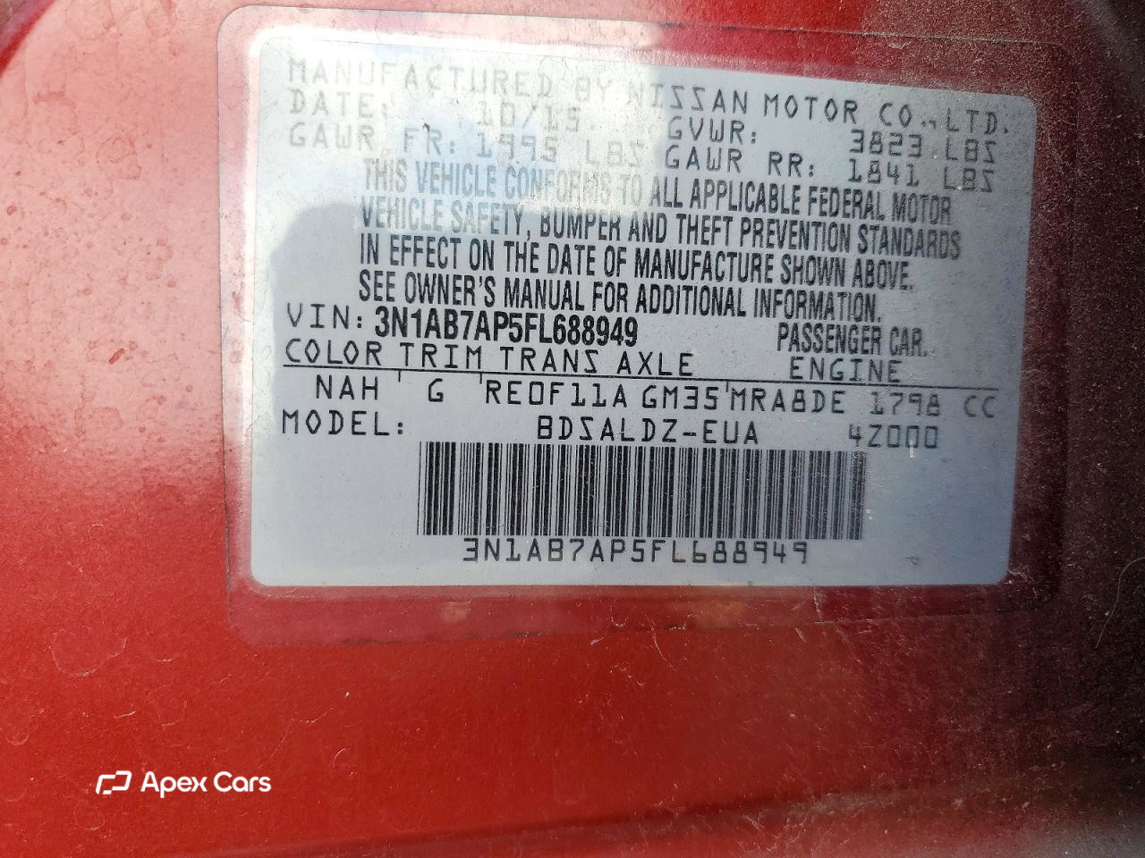 Nissan Sentra 2015