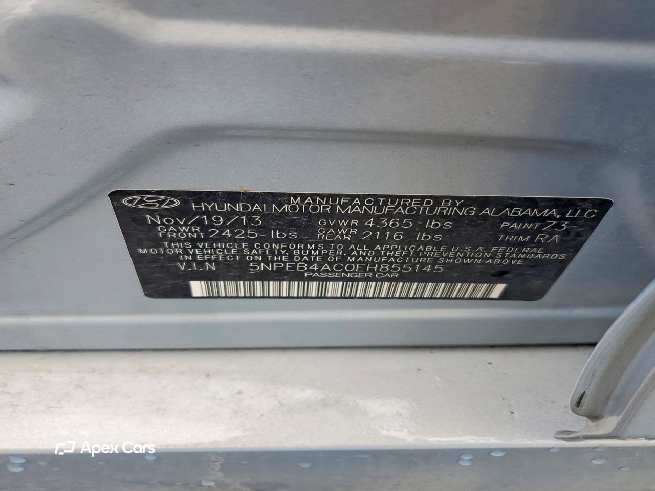 Hyundai Sonata 2014