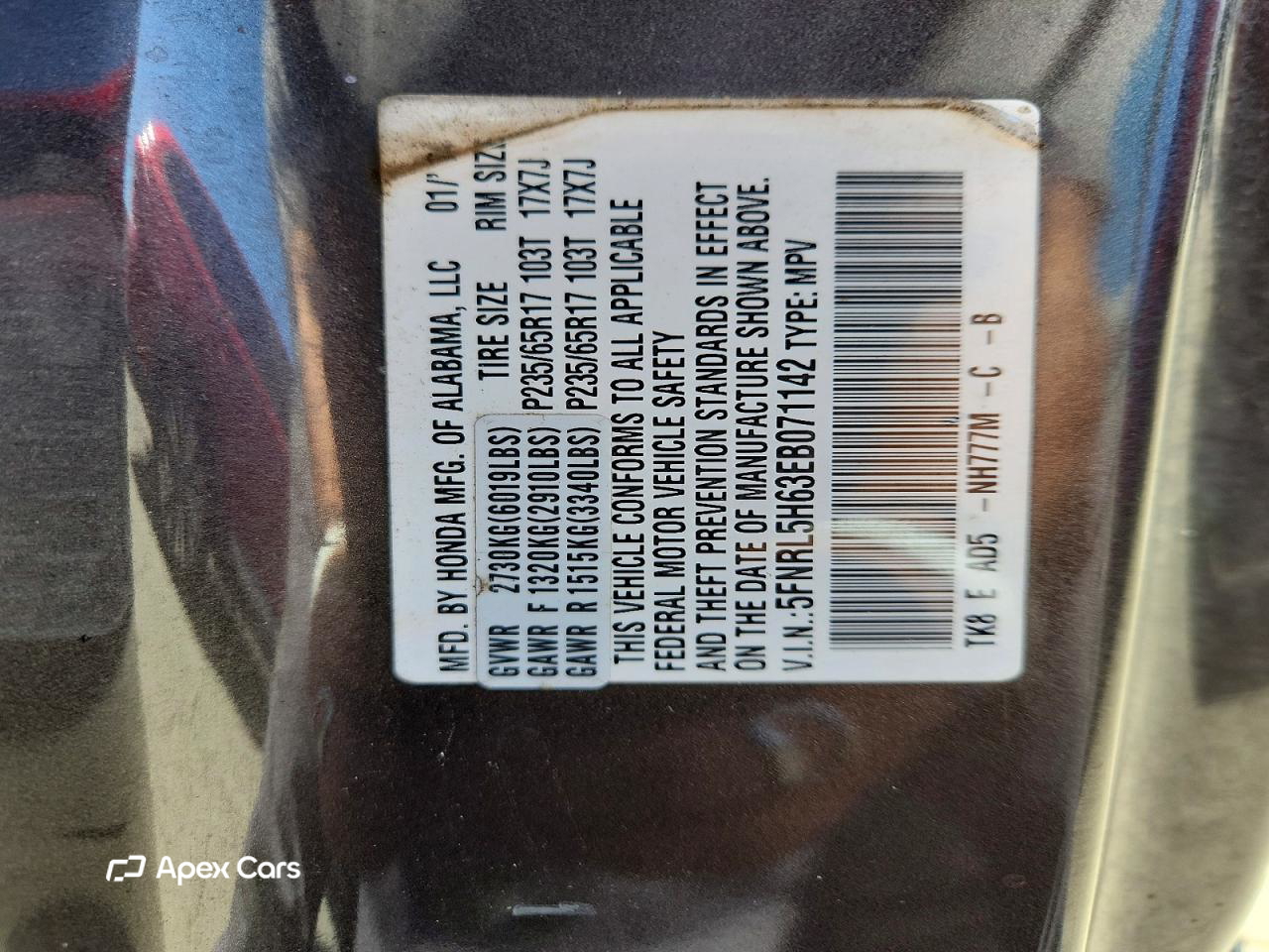 Honda Odyssey 2014