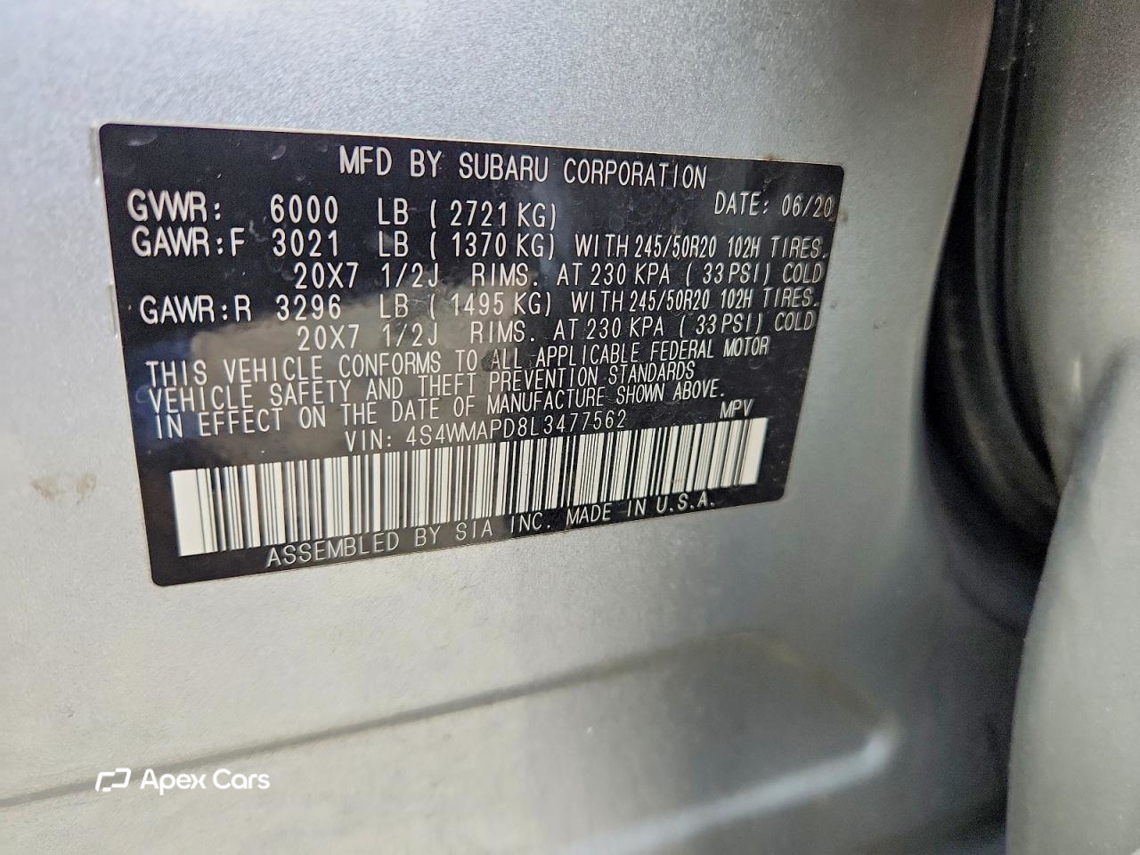 Subaru Ascent 2020