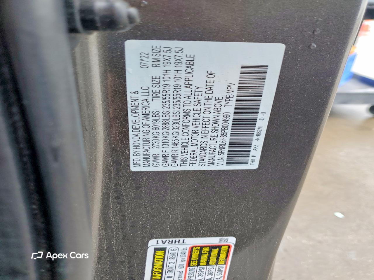 Honda Odyssey 2023
