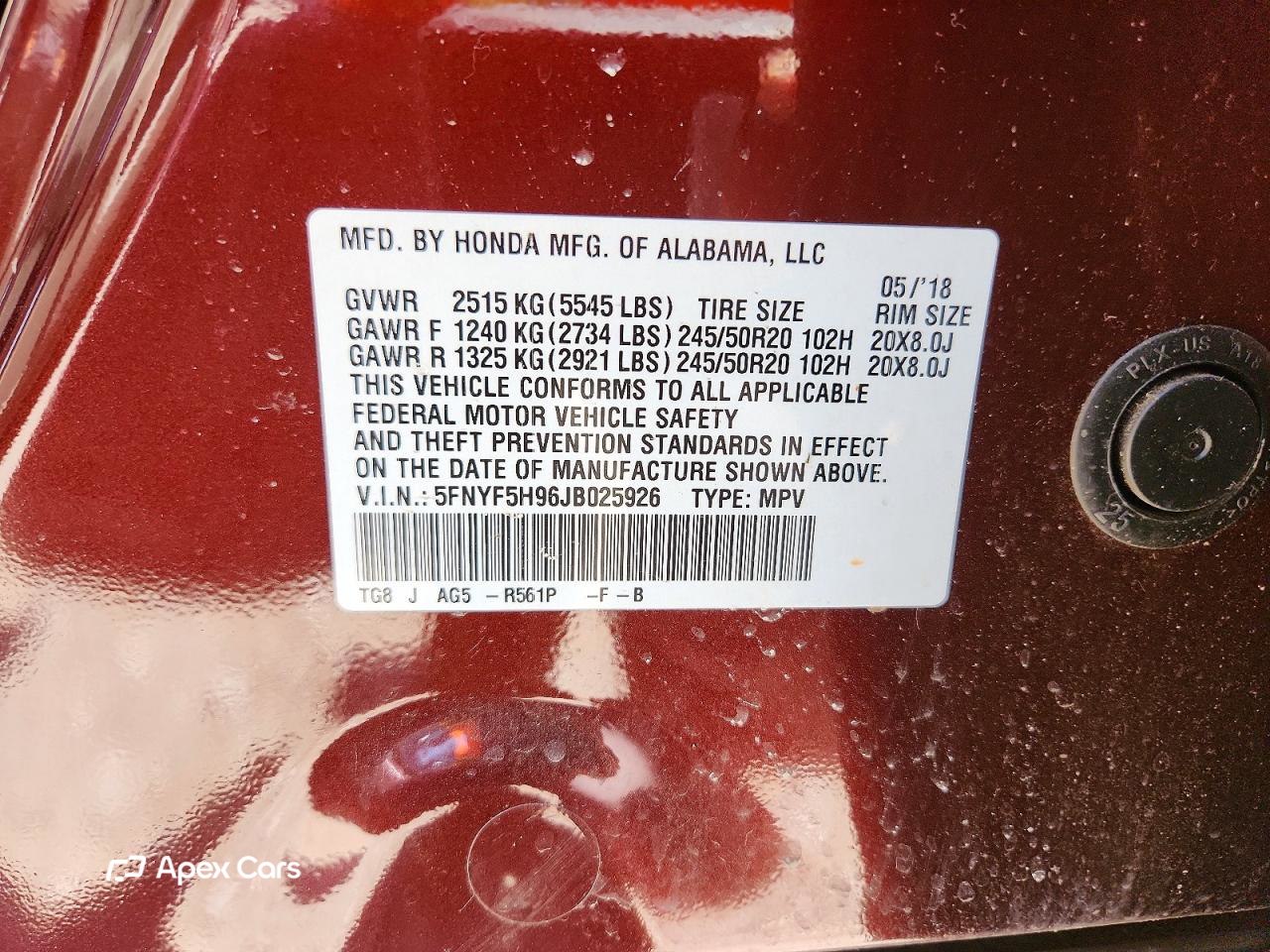 Honda Pilot 2018