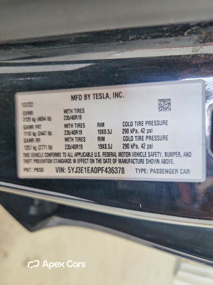 Tesla Model 3 2023