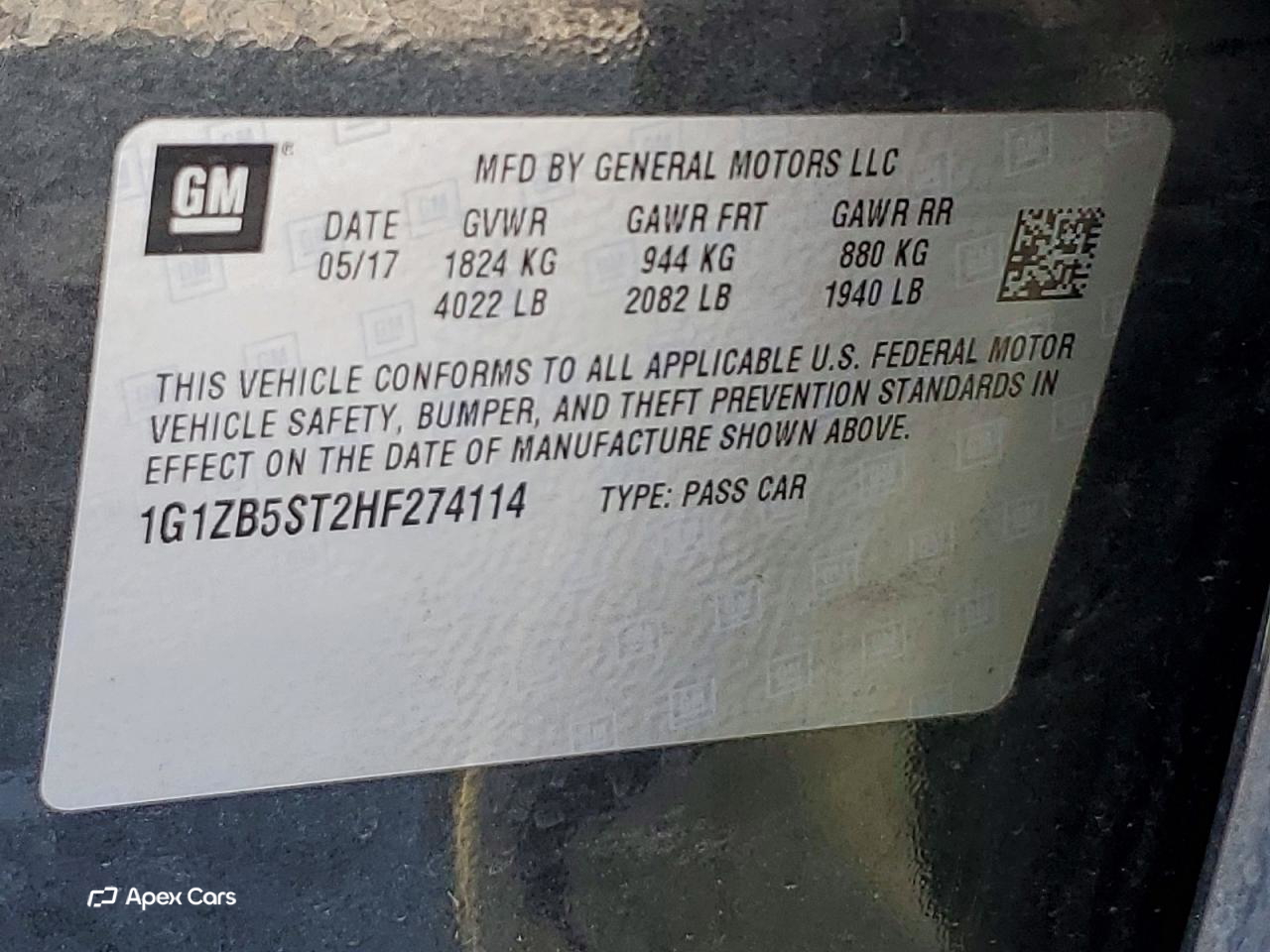 Chevrolet Malibu 2017