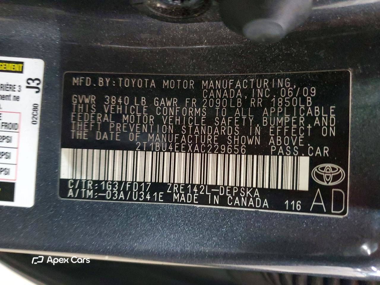 Toyota Corolla 2010