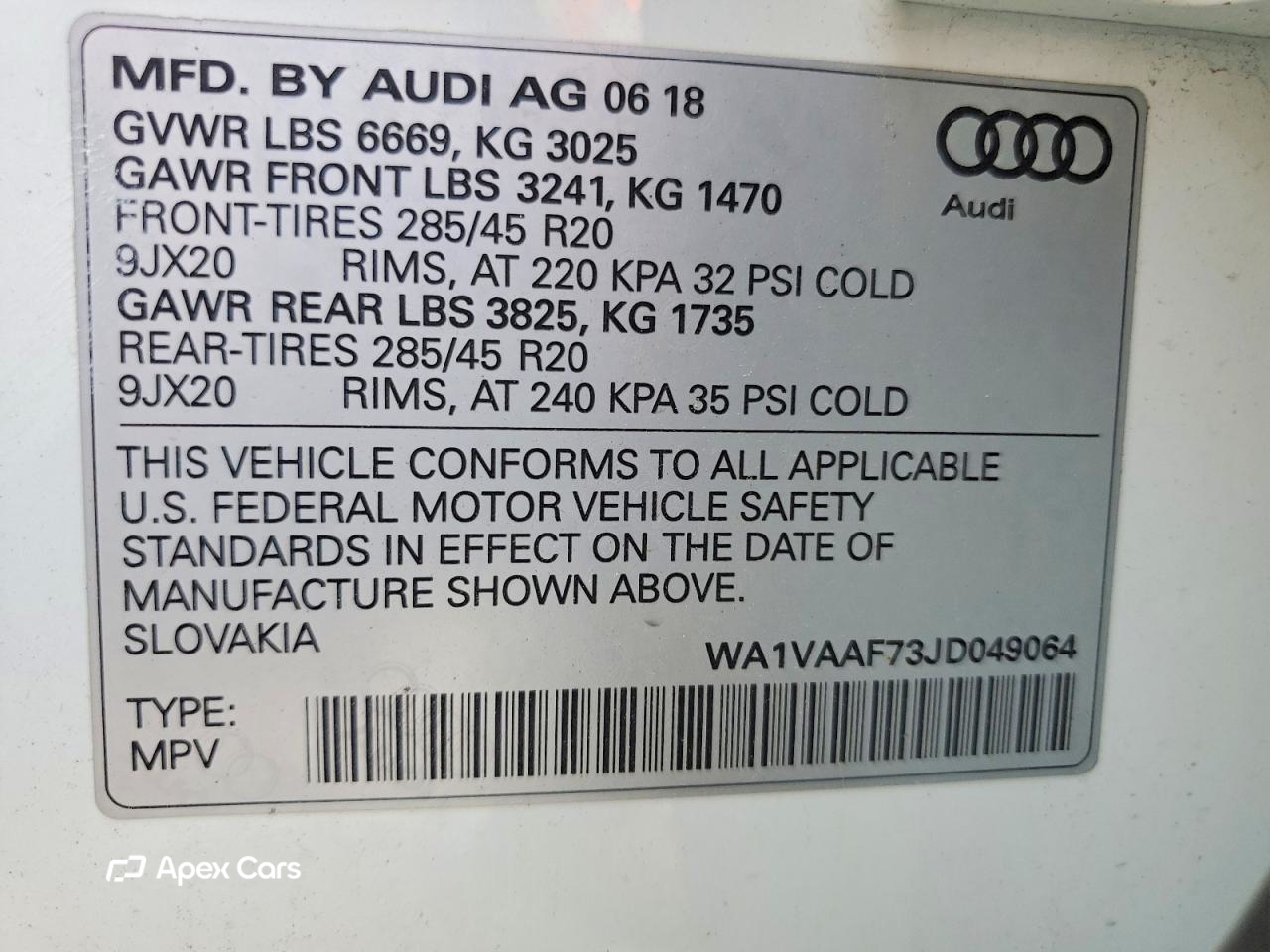 Audi Q7 2018