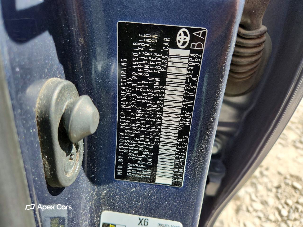 Toyota Corolla 2015