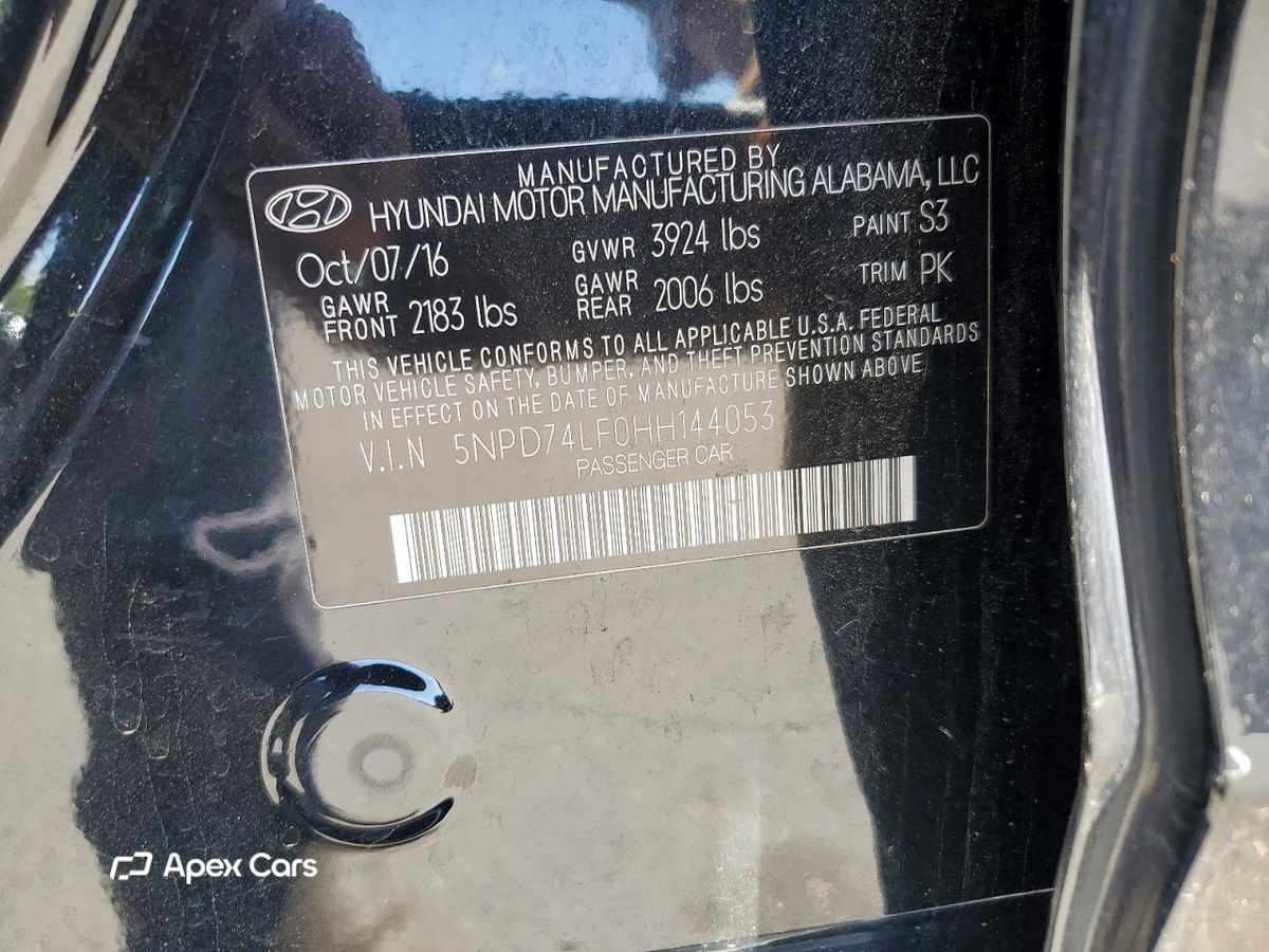 Hyundai Elantra 2017
