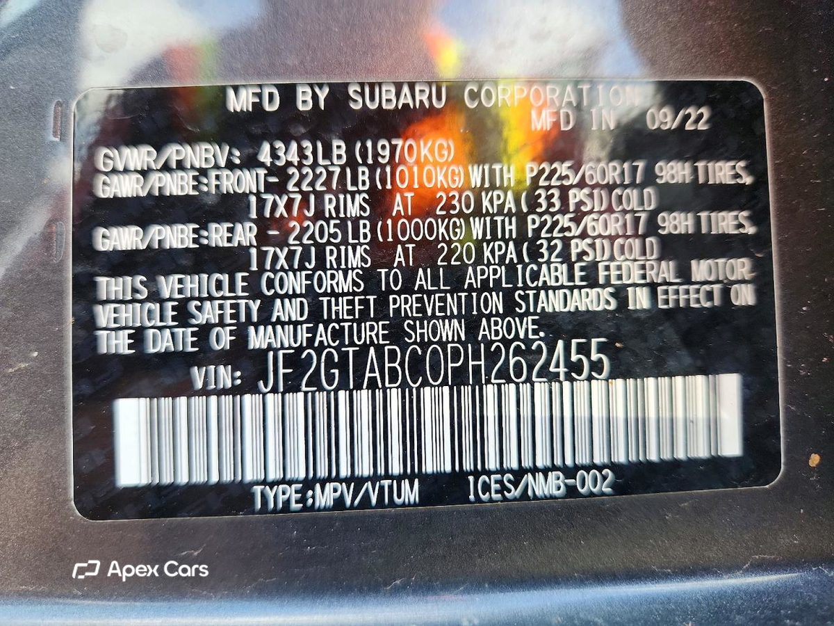 Subaru XV 2023