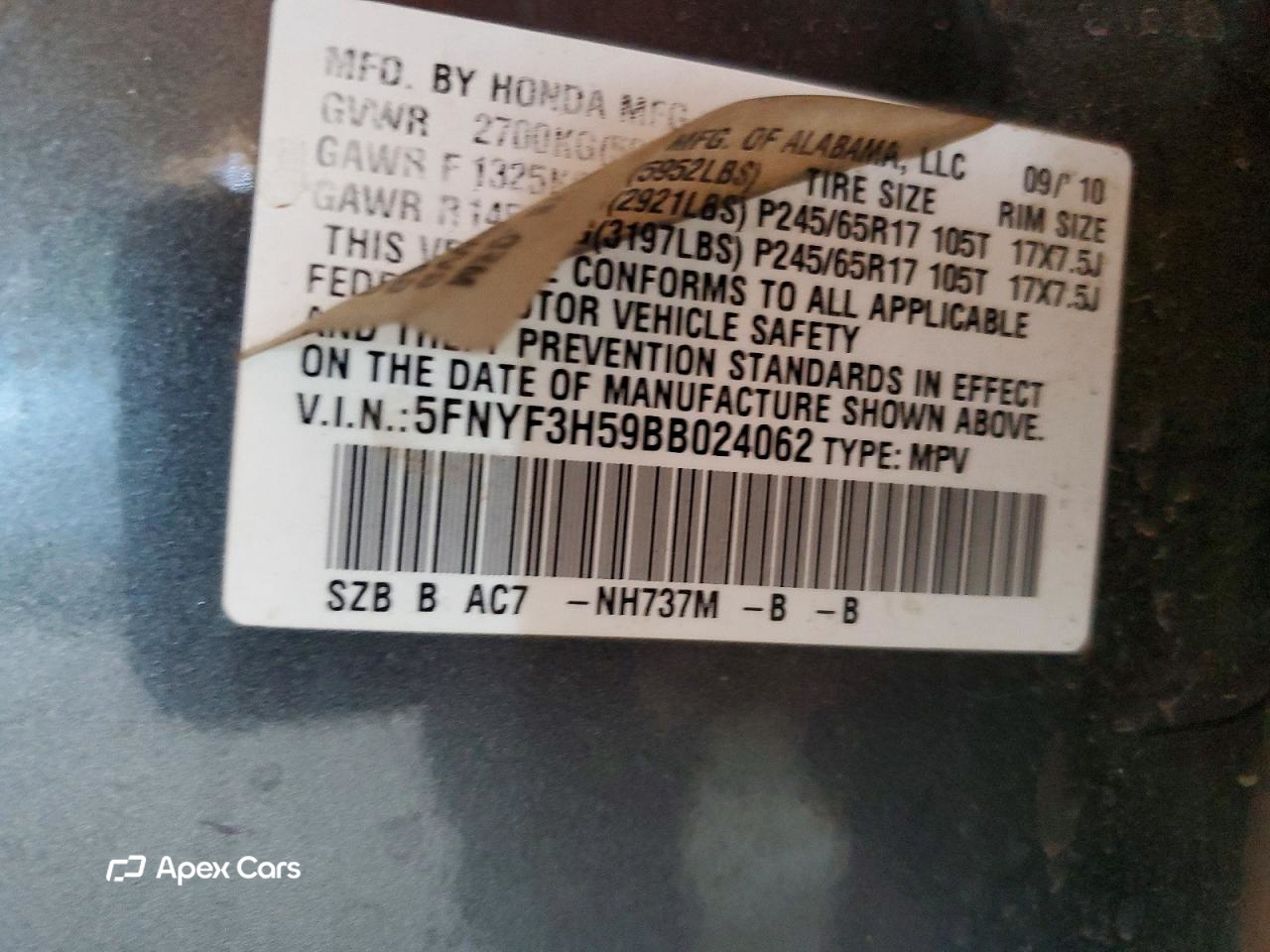 Honda Pilot 2011