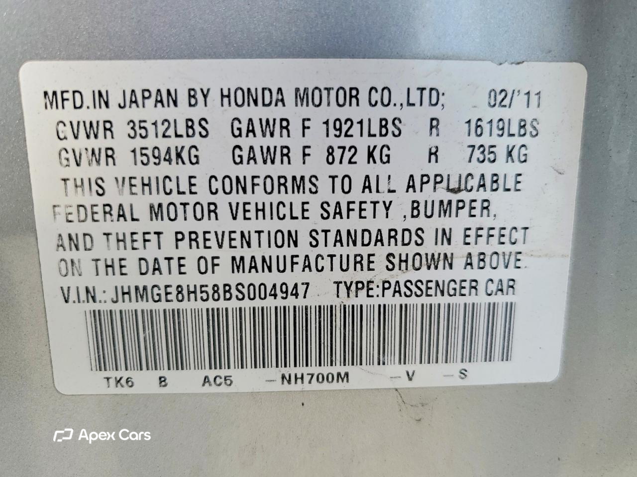 Honda Fit 2011