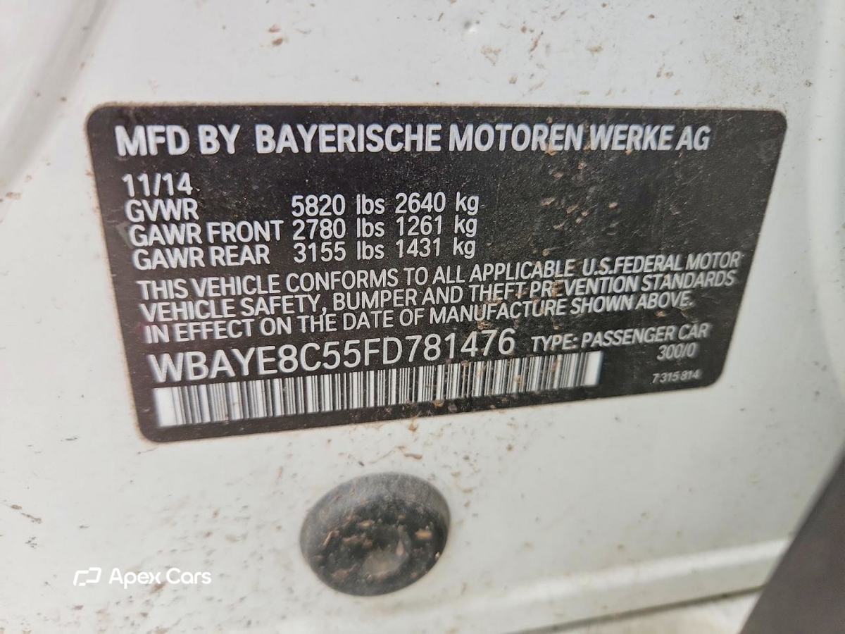 BMW Series 7 2015