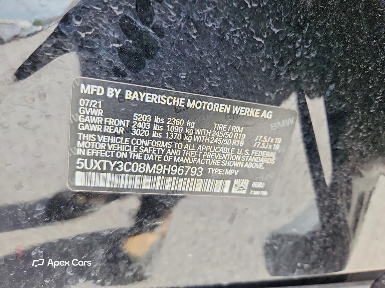 BMW X3 2021