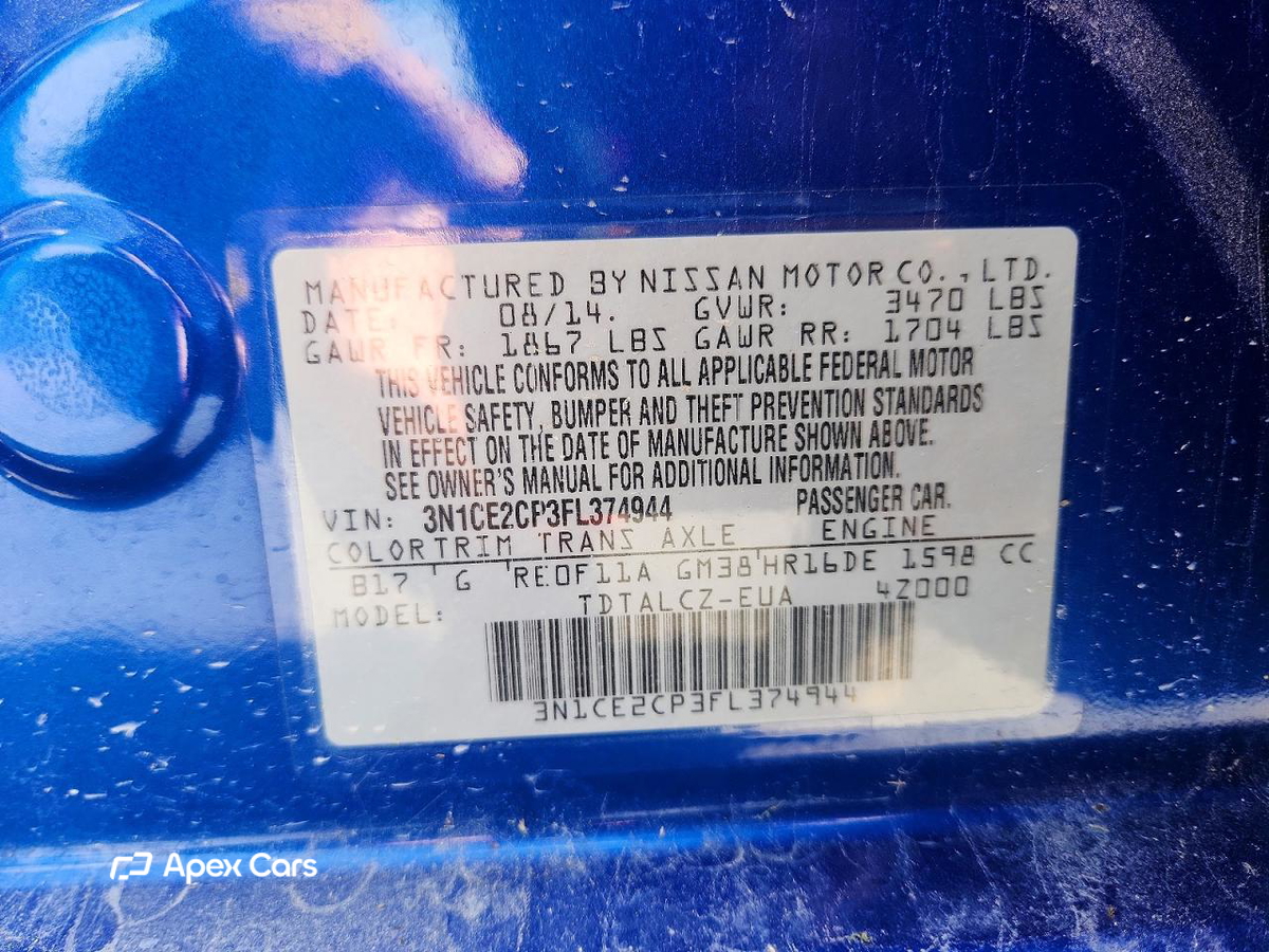 Nissan Versa 2015