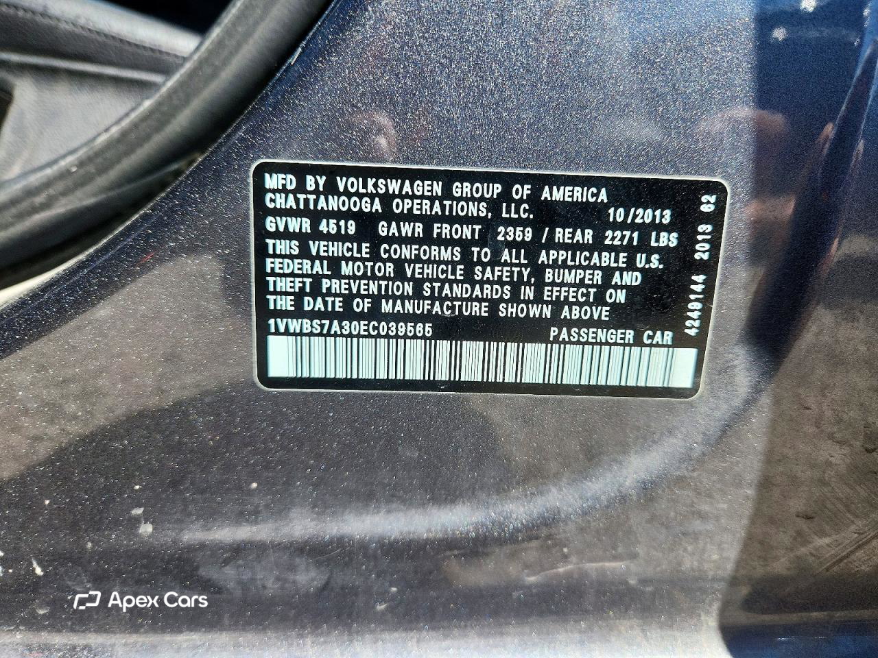 Volkswagen Passat 2014