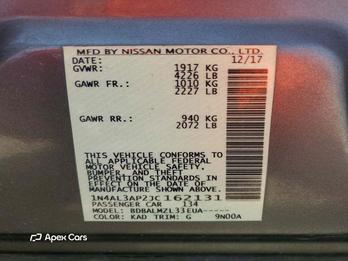 Nissan Altima 2018