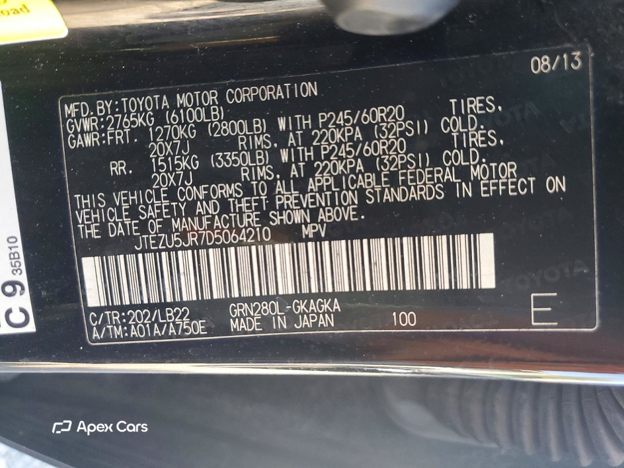 Toyota 4Runner 2013
