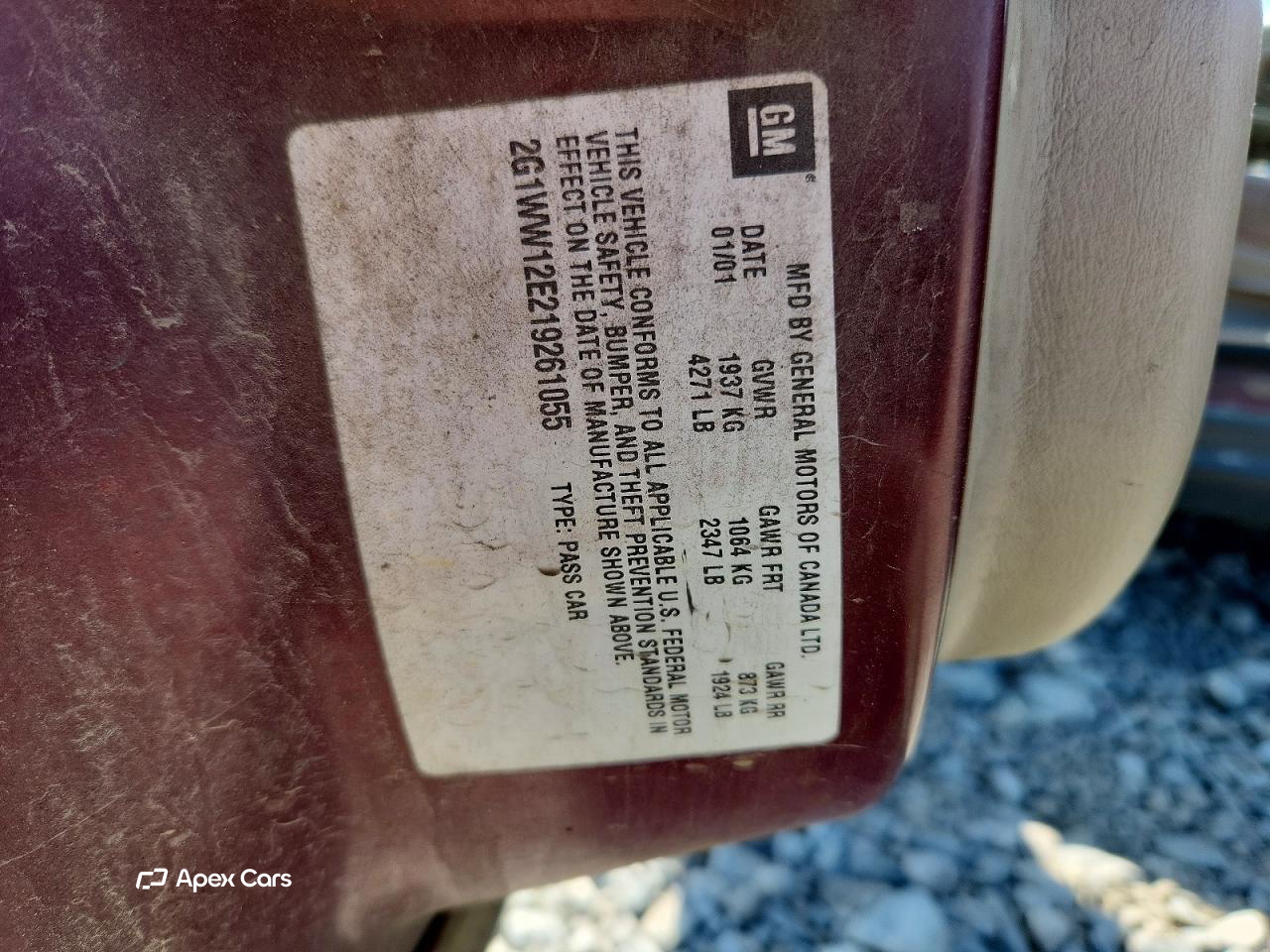 Chevrolet Monte Carlo 2001